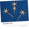 VICASKY 1Set Bling Rhinestone Hair Clips for Women Stylish Star