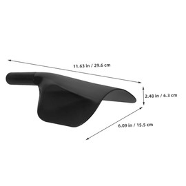 Vaguelly 2PCS Hairdressing Protective Shield with Handle for Barbershop Comfortable and for Hair Dyeing and Conditioning for Salon Use