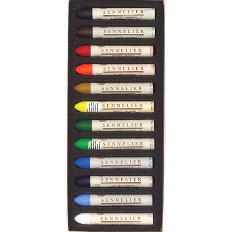 SENNELIER OIL PASTEL Set of 12 Introductory Colours
