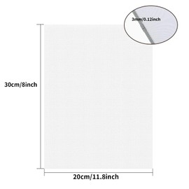 CozyOasis 5 Pack 20x30cm (8" x 11.9") Premium Blank Canvas Panels for Painting Ideal for Acrylic, Oil, Watercolor – Perfect for Artists, Beginners and Hobbyists