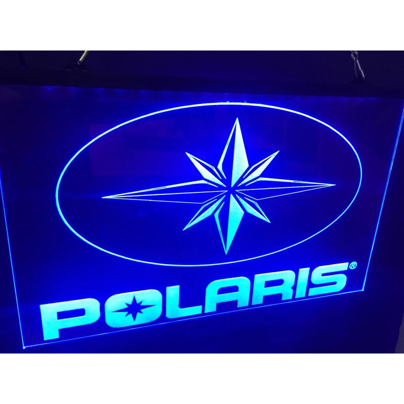 Polaris Led Neon Light Sign Edge Lit Man Cave Garage