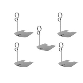 Chocople Pop Stand Ring Stand Price Card Set of 5 Silver (10cm)