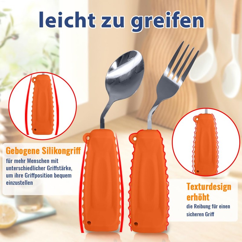 Adaptive Utensils Weighted Cutlery for Trembling and Parkinson's Patients Utensils