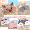 Fdit Sleep Mask 5 Colors Soft Soft Eye Mask Christmas