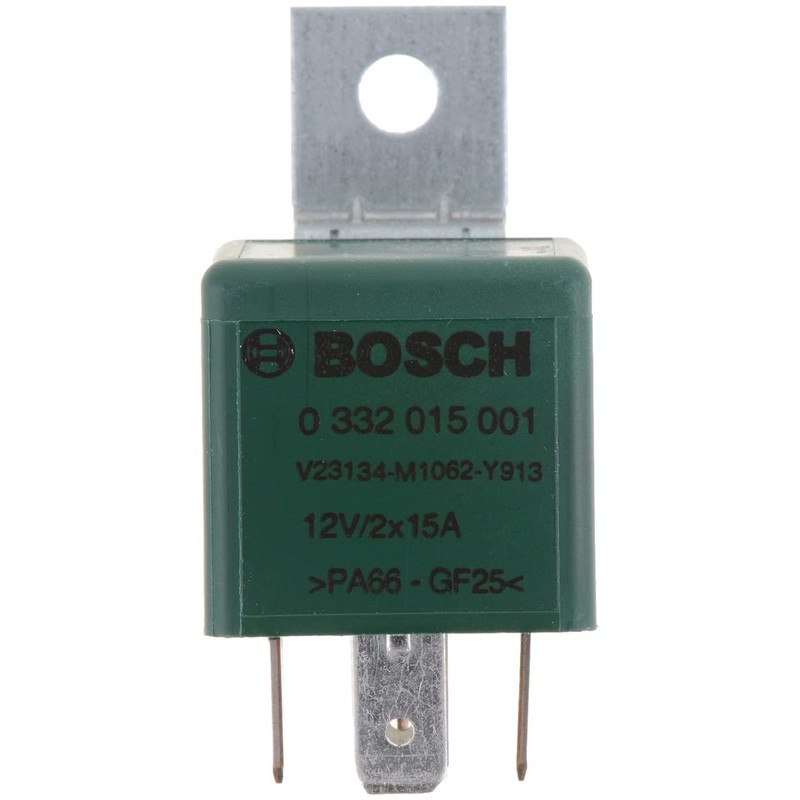 Bosch 0332015001 Mini Relay 12V 15A, IP5K4, Operating Temperature from