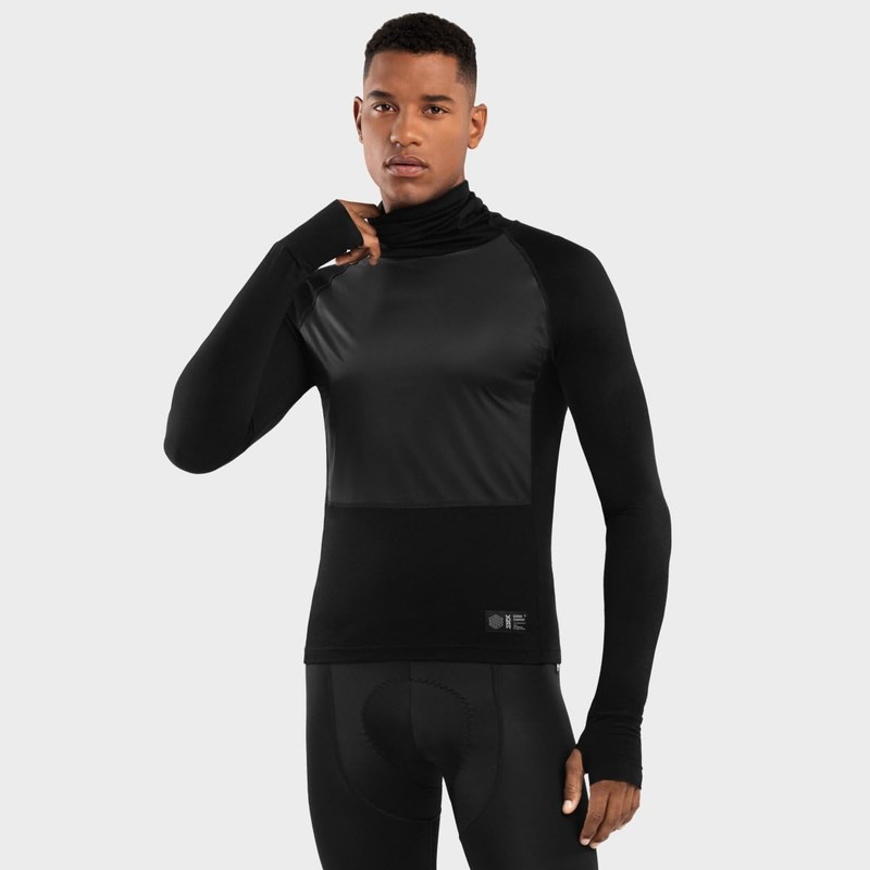 SIROKO - SRX Denali Windbreaker Bicycle Base Layer, black, L