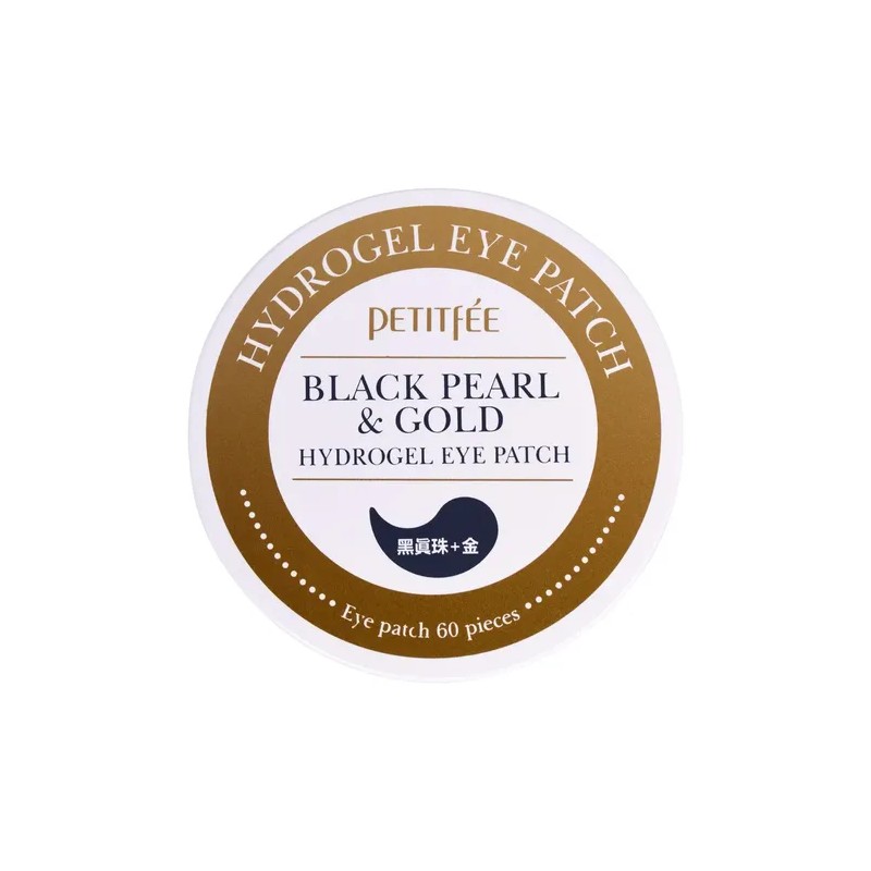 Petitfee Parches Para Ojos De Perla Negra Y Oro Black