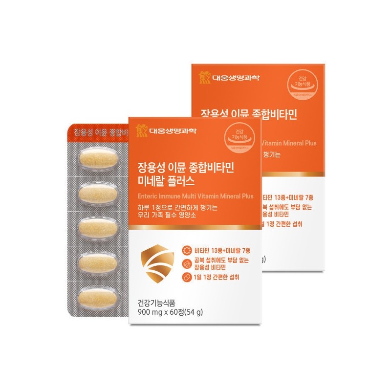 Daewoong Life Science Enteric-Coated Immune Multivitamin & Mineral Plus 60