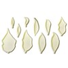 PME JEM Poinsettia Cutters, Set of 10, White