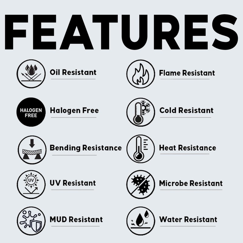 BEST CONNECTIONS 14 Gauge Automotive Primary Wire Bundle Set Durable