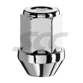 Wheel Nut Closed M12 x 1.5 Cone 60° SW:19 Colour: Silver, Quality 8