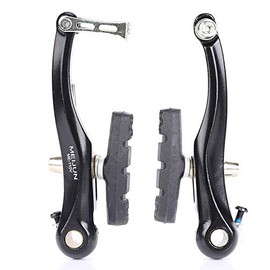 V Brake Set, Aluminium Alloy Front & Rear V Brake Set with Cable for MTB Bicycle Cycling Road Bike(1 pair)