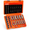 Deep Bolt Extractor Set,28 PCS Impact Bolt & Nut Remover