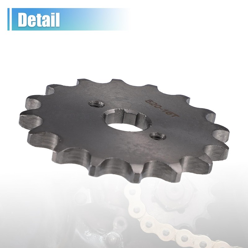 X AUTOHAUX 520 Style 16T Teeth 20mm ID Motor Front
