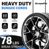 Bungee Cords with Hooks, Upgrade 12 inch Bungee Cords with