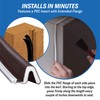 Kerf Weather Stripping Seal for Doors - Door Seal Insulation