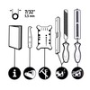 OREGON 5.5mm (7/32-Inch) Chain Sharpening and Bar Maintenance Kit for