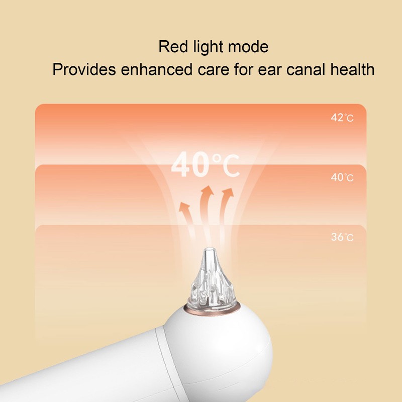 Electric Ear Dryer 2 Levels Ear Drying Device Red Light