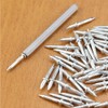 Lokatall Seamless Nails, 100 Pieces Double Head Skirting Board Thread
