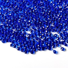 10,000 Scatter Crystals Wedding Table Confetti 2.5mm Rhinestone Gems Beads Diamante Acrylic Stones Centrepiece Decorations Decor Prom Event (Royal Blue)