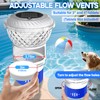 DeeprBling Dosing Float Pool with Marquee Solar Lights, Chlorine Dosing