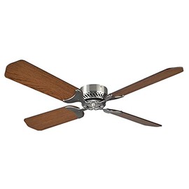 LaSalle Bristol 410TSDC36BNOKCY Light Ceiling Fan 36" 12V Brushnickel/Oak/Cherry Blade (Revrs)