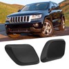 Pair Headlight Lamp Washer Cover Cap 68078291AB Fit for Jeep