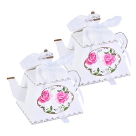 Allbusky 30PCS Vintage Paper Candy Box, Wedding Favour Boxes, Teapot Shape Party Gift Box, Party Packs Party Decorations for Baby Shower Wedding Party New Year