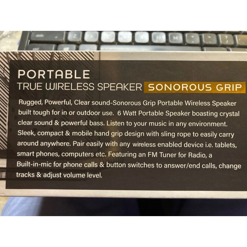 SoundBound Sonorous Wireless Bluetooth Speaker - SHIMMERING RED