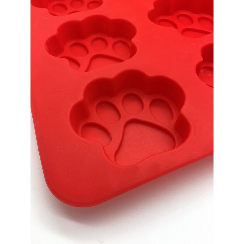 XL Dog Paw and Bone Mold Combo Pack - For
