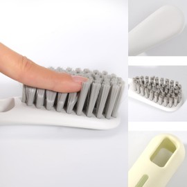 KIKIGOAL 2PCS Cepillo de Zapatos, Cepillos de Limpieza para el Hogar Cepillo para Ropa, Cepillos De Limpieza para Zapatos, Cepillo De Limpieza Multifunción para el Cuidado de Tus Sneakers y Ropa