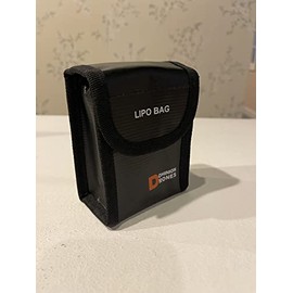 Dominion Drones Fireproof LiPo Battery Protective Bag for DJI FPV Drone Battery