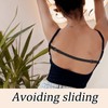 Prasacco 3 Pairs Bra Strap Holders for Slipping, Women Bra