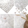 Peel and Stick Backsplash Mother of Pearl Tile, Yew &