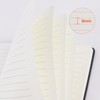 Notebook A5, Pack of 3 Black Hardcover Journal Notebooks, Lined