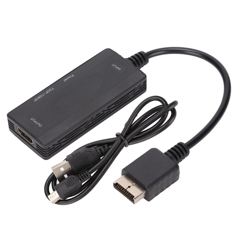 Game Console Adapter Cable Drive Free for PS2 to HD