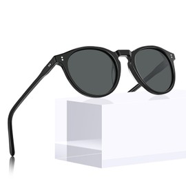 CARFIA Vintage Womens Mens Sunglasses Polarised Acetate Frame UV400 Protection Lens