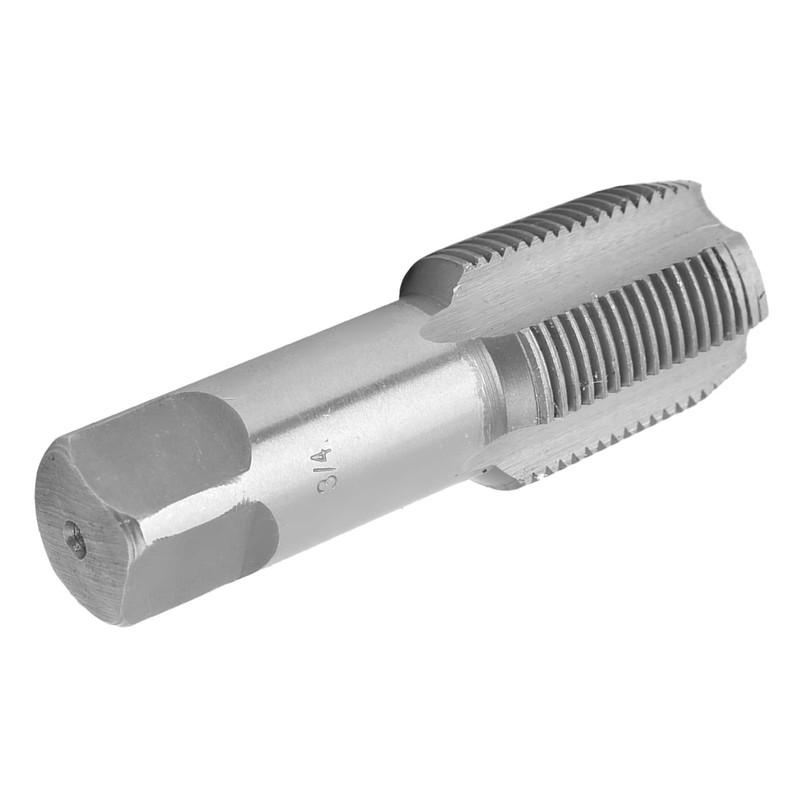 3/4 Inch NPT Pipe Tap, Thread Repair Machine Tap Silver