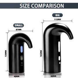 Electric Wine Aerator, Electric Wine Decanter and One Touch Wine Decanter Pourer for Red and White,Smart Wine Aerator and Dispenser with Type C Rechargeable