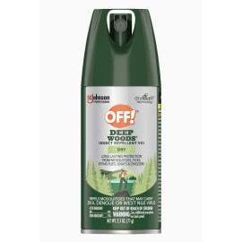 OFF! - Deep Woods Mosquito Insect Repellent VIII - Dry Bug Spray - 2.5 oz - NEW