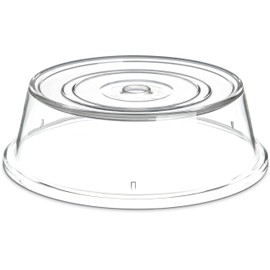 Carlisle FoodService Products 199107 Commercial Plastic Plate Cover, 10-1/2" to 10 5/8", Clear
