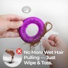 TUB RING The Ultimate Tub Drain Protector Hair Catcher/Strainer/Snare, Regular