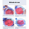 12 Tapas de Silicona Elásticas Reutilizables, Cubiertas de Silicona para