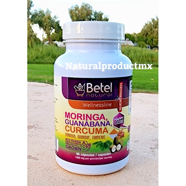 Organic Premium ✅ Moringa Guanabana Curcuma 3in1 Superfood US by Betel Natural
