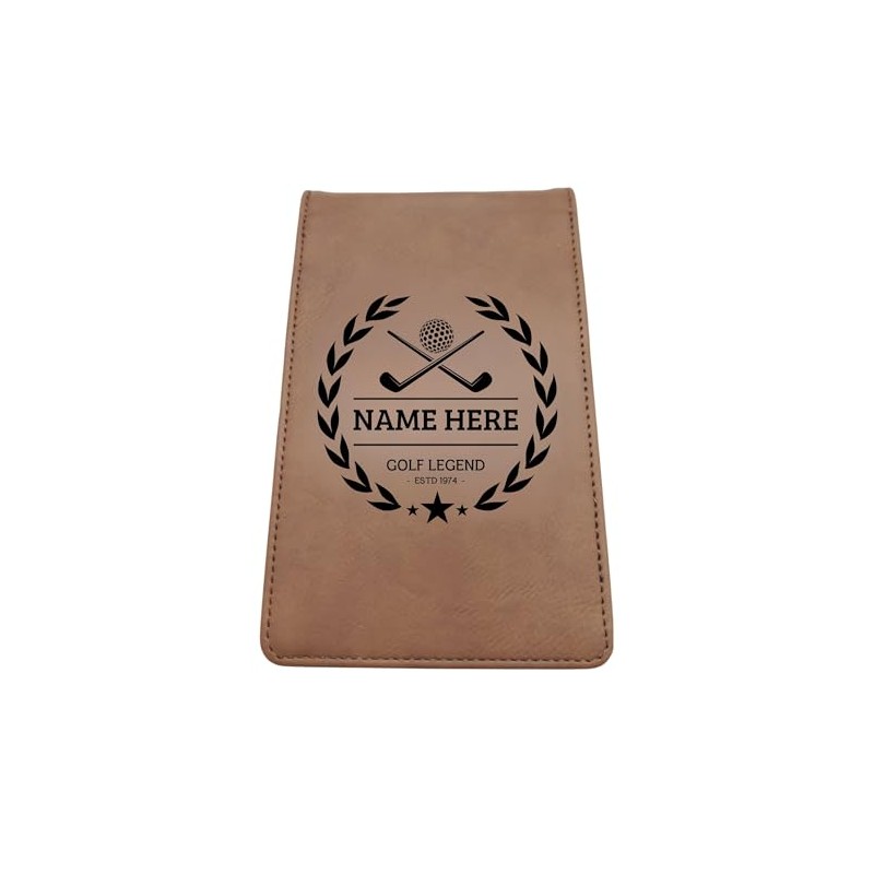 Golf Guy Gifts Golf Scorecard Holder (10 Fun Options) Add
