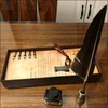 ST TS Antique Retro Fountain Pen Holder Pen Stand Ballpoint