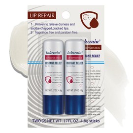 Lip Balm Stick - Lip Repair Cream for Dry Cracked Lips - Moisturizing Lip Balm Multipack - Long Lasting Moisture to Soothe Dry Chapped Lips - Natural Lip Protection Lip Care (2PC)
