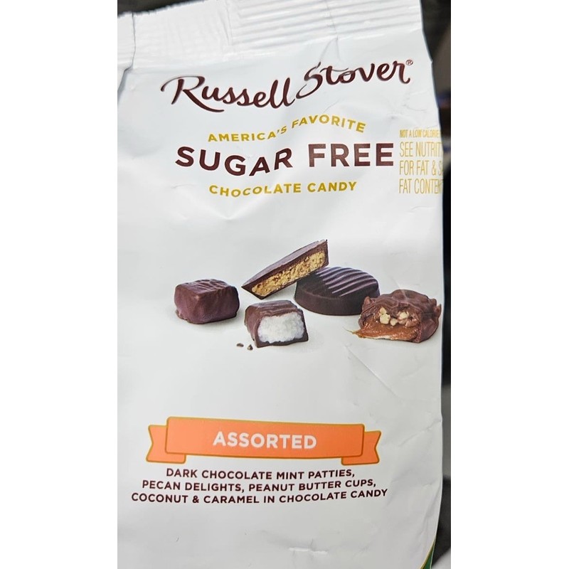 Russel Stover Sugar Free Chocolate Candy Assorted Flavors, 19.9 Oz,