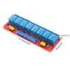 8 Channel Optocoupler Relay Module Board, Strong Driving Ability, 5V/12V/24V,Fault