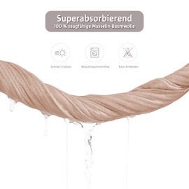 Lulu moon Lätzchen Baby Absorbierende Dreieckstuch , Musselin Halstuch Baby mit Verstellbares Druckknopf, Weiche Sabberlätzchen für Junge und Mädchen, Unisex, 8 Stück (Erde)